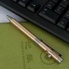 SAMFUNG Stick Ballpoint Pen Solid Brass EDC Pen, Pocket Rollerball