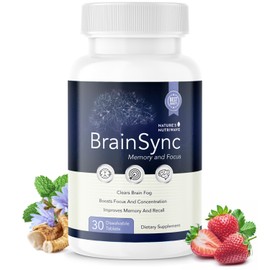 Nature’s NutriWave BrainSync Probiotic Supplement – Supports Daily Wellness & Gut-Brain Balance – 3.6 Billion CFU – 30 Dissolvable Tablets, 1 Month Supply