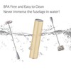 Electric Milk Frother Handheld,Travel Coffee Drink Mixer Batteries Included, 304