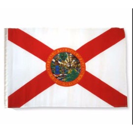 AES Florida State 12x18 12"x18" Sleeve Garden Flag