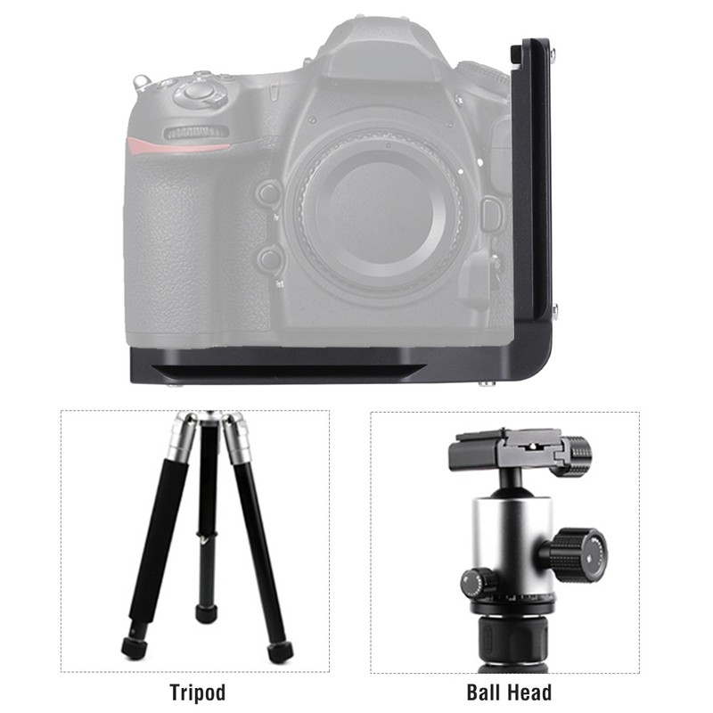 Aluminium Alloy L shape Quick Release Plate Lateral Vertical shooting