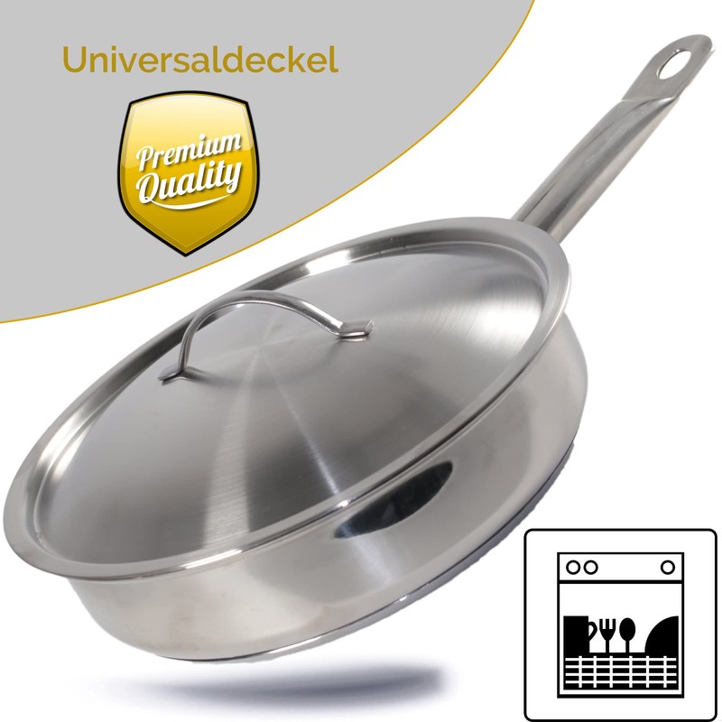 Shiny Stainless Steel Pan Cover Lid for all types of