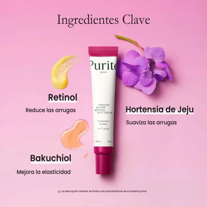 Dañado Purito Timeless Bloom Retinol Spot Cream 30ml Todo Tipo