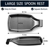 Black Stainless Steel Spoon Rest for Kitchen Stove Top, Herogo