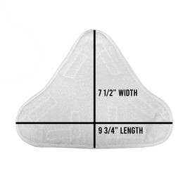 Hildbrandt Clean Co. 2 Steam Pocket Mop Pads Compatible Micro Fiber Replacement Pad for Steamboy X5 H2O H20 S302 S001 SKG 1500W Steam Mop