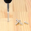 Etauwe #6 x 3/4" Flat Head Self Tapping Screws, White