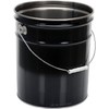 5G Open Head Pail Stl Hndl Black