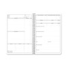 BookFactory Manager Notebook Manager's Log Book Planner Management Logbook, Wire-O