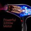 TREZORO Diffuser - Professional Ionic Hair Dryer with Powerful 2200W