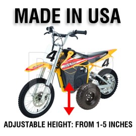 BYP-TW-MX650 Adjustable Height RAZOR MX650 MX 650 - Kid TRAINING WHEELS ONLY - fits all years