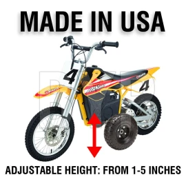 BYP-TW-MX650 Adjustable Height RAZOR MX650 MX 650 - Kid TRAINING WHEELS ONLY - fits all years