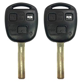 New Keyless Entry Remote Car Key Fob Control for 2002-2009 Lexus SC430 HYQ12BBK,by AUTOKEYMAX (PAIR)
