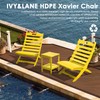 IVY&LANE Portable Xavier-Chairs Set of 2 | Folding-Adirondack-Chair | Wave