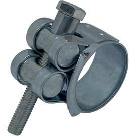 1x Lumonic Stainless Steel Joint Bolt Clamp 29-31 mm V2A Exhaust Clamp for Construction Cars Trucks
