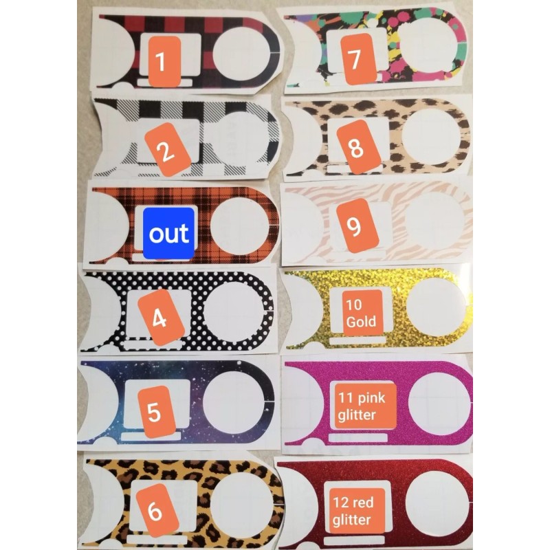 Vocera Badge Vinyl Skins Removable