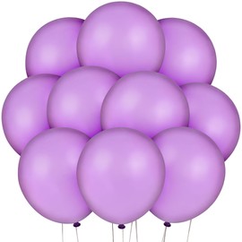 12" Latex Lavender Balloons, 10ct