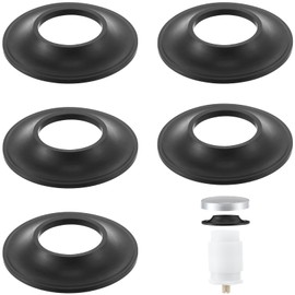 Dreyoo 5 Pack Tub Stopper Gasket for Tub Drain Assemblies, Replaces Stopper Bathtub Drain Gasket, for Tip Toe Style Bathtub Stoppers (2-1/16 in. x 1 in. x 1/4 in), Easy Installation