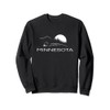 Minnesota - Loon and Trees in Moonlight Sweatshirt