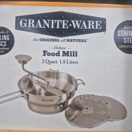 Granite Ware food mill manual~2 quarter