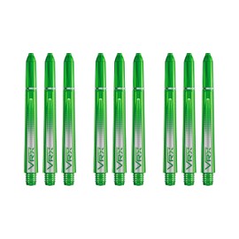 Red Dragon VRX shafts - 4 sets per pack (12 shafts in total) checkout card., green