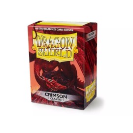 Dragon Shield Classic Crimson Case Display Dragon Shield Standard Size Sleeves - 10 Packs