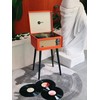 Arkrocket 3-Speed Bluetooth Record Player Retro Turntable with Built-in Speakers