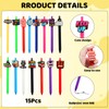 ZLFSRQ 15Pcs Funny Pens for Book Lovers Gifts Motivational Pens