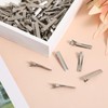 Healeved Flat Metal Duckbill Clips 100pcs Hair Clips for Rollers