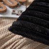 DEELAND Pack of 2,Double-Sided Faux Fur Plush Decorative Throw Pillow