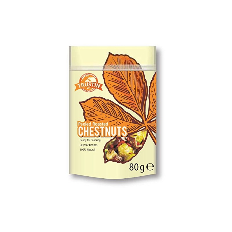 Trustin Foods Peeled Roasted Chestnuts 80g