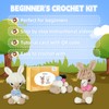 MOREJMTT - Kit de ganchillo para principiantes, kit de tejer,