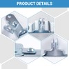 Fuoequl Trailer Hasp Bolt Kit for Trailer Cam Action Hasp