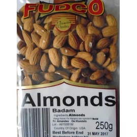 Fudco Almonds 250g (Pack of 2)