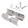 BENLIUDH 2pcs Stainless Steel Joint Pipe Clamps, 3-Way Pipe end