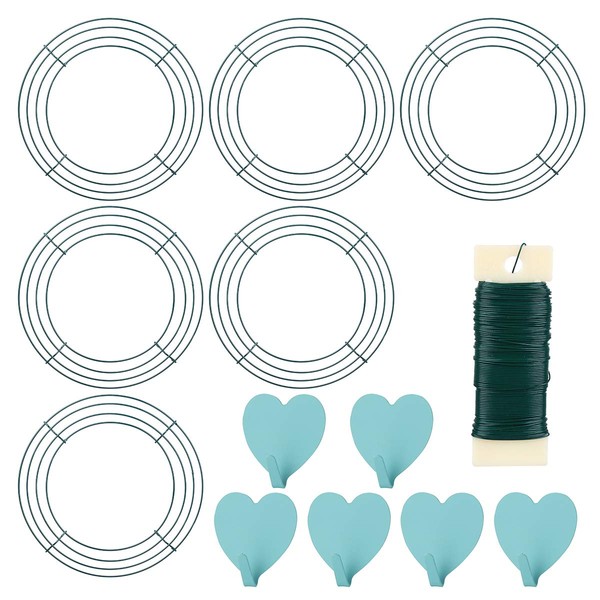6 Pack Wire Wreath Frame 10 Inches Metal Wreath Frame