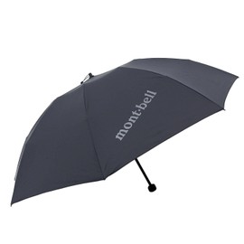 Montbell 1128702 Mont-Bell Folding Umbrella, Men's, Women's, Trekking Umbrella, 60, Black (BK)