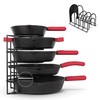 Pan Organizer - Silicone-Coated Non-Slip 12" Heavy Duty Skillet Rack