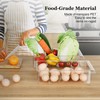 SNSLXH 2 Pack Refrigerator Drawer Organizer, Pull Out Shelf Storage