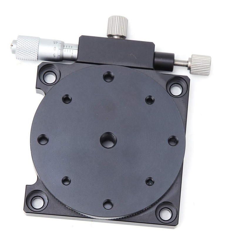 R Axis Manual Linear Table, φ60 mm Cutting Displacement Platform,