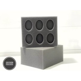 5 Kits 12 Hole Oblong Foam Egg Shippers