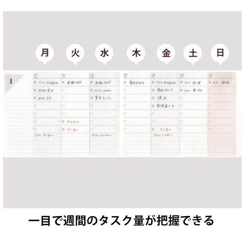 TETEFU Refill To-Do List, Date Free, Single Item, Todo List,