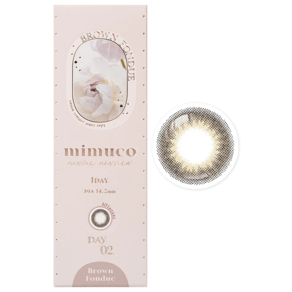 [ かわにしみき (みきぽん) プロデュース カラコン ] mimuco (ミムコ) ワンデー 10枚入り