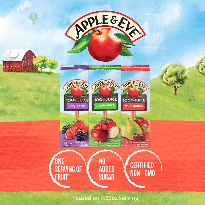 Apple & Eve, 100% Juice Very Berry, 6.75 Fl Oz,