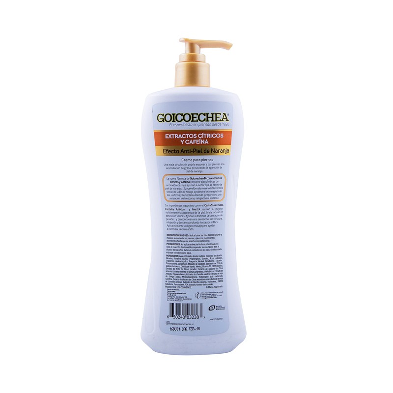 Goicoechea Citricos Y Cafeina Anti-Piel De Naranja 400 Ml