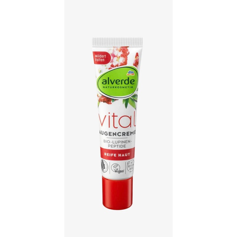 alverde Natural Cosmetics Eye Cream Vital Lupin Peptides (15 ml