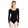 Capezio Classic Women's Long Sleeve Leotard, Black, X-Large