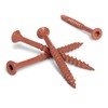 Deck Plus 48427 Wood Screws #8 x 2", Red, 1lb