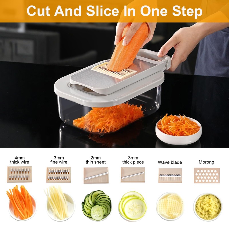 Vegetable Cutter, 10 in 1 Vegetable Slicer Ideal as a