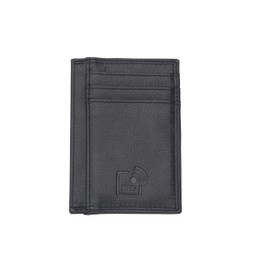 Josephine Osthoff Brussels Card Holder Real Leather with RFID Protection, black, Card case