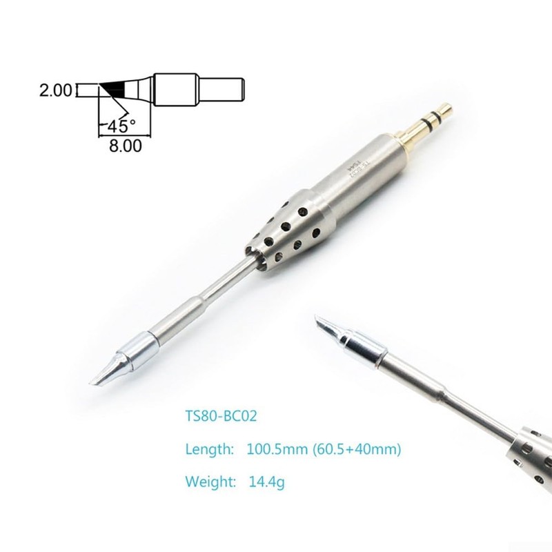 TS80P B02 BC02 D25 K4 J02 Soldering Iron Tip Replacement